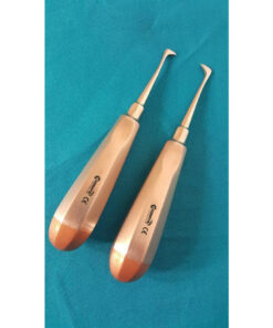 2 Dental Elevator Seldin # 4L & 4R Dental Instruments GERMAN STAINLESS STEEL