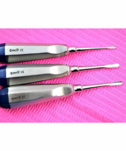 GERMAN 3 PC STRAIGHT DENTAL SURGERY EXTRACTING LUXATING APICAL ROOT TIP ELEVATOR
