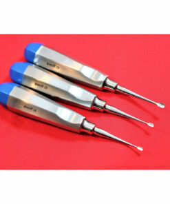GERMAN 3 PCS VETERINARY DENTAL EXTRACTING WING WINGED TIP ELEVATOR 2.5MM 3MM 4MM