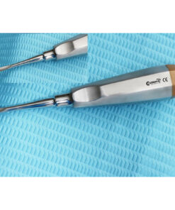 GERMAN 4MM STRAIGHT DENTAL SURGERY EXTRACTING EXTRACTION LUXATING ELEVATOR-GOLD