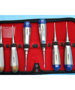 GERMAN 6 PCS STR +CVD 1.5MM TO 4MM DENTAL SURGERY EXTRACTION LUXATING ELEVATOR