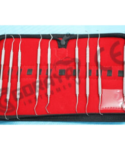 GERMAN 9 PCS PERIODONTAL GRACEY CURETTES SET DENTAL SURGICAL INSTRUMENTS-W-KIT