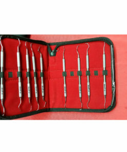 GERMAN SET OF 9 PCS PERIODONTAL GRACEY CURETTES KIT DENTAL SURGICAL INSTRUMENTS