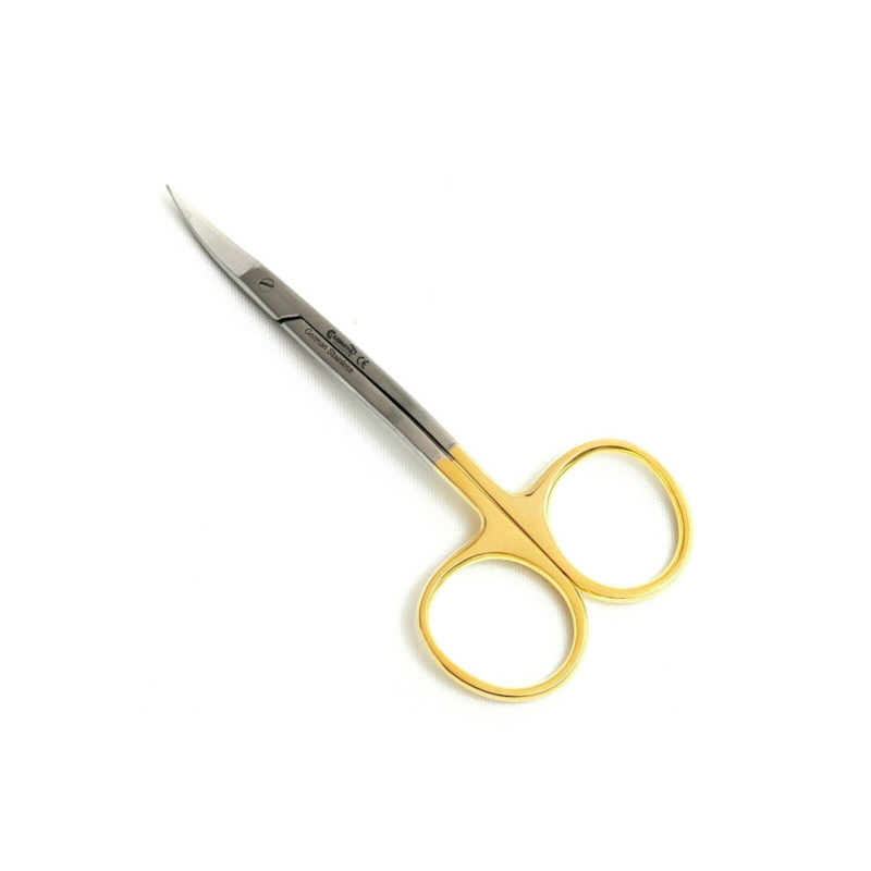 Gr Scissors German Tungsten Carbide LaGrange Scissors 4.5 Double Curved Surgical ...