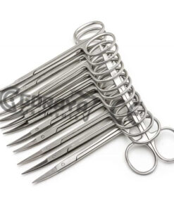 NEW 12 Iris Scissors 4.5'' Curved Surgical Dental Instruments