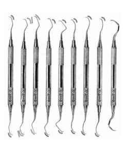 New German Grade 9 each Gracey Curettes Medical Dental Surgical Instruments