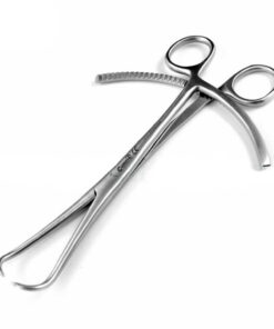 Alan Scott Type Bone Holding Forceps Curved 8'' - Surgical Medical Orthopedic