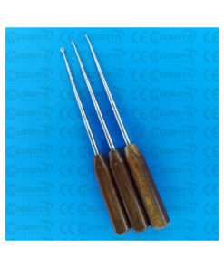3 pcs set Bone Currette Spoon 2mm 4mm 7mm Veterinary Orthopedic Instruments