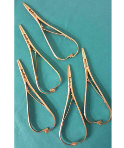 5 MATHIEU LIGATURE ELASTIC PLACING PLIER 5.5 inch NEEDLE HOLDER DENTAL INSTRUMENTS