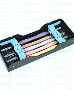 Composite Filling Instruments Set of 5,Silicon Handle Similar LM Free Cassette