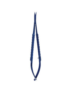 Castroviejo Surgical Gum Tissue Scissors-Tungsten Carbide-15cm Serrated Curved