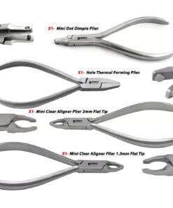 Dental Orthodontic Retainer Aligner Pliers Clear Braces Punch Thermal Forming